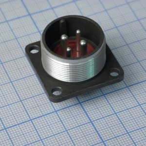 2РМТ22Б4Ш3В1В, Соединитель  цилиндрический низкочастотный негерметичный