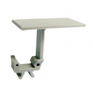 Держатель маркировки UJ5 5-25X12, Держатель маркировки, для клемм 2,5 мм кв., цвет: серый тип монтажа: в гнездо для маркировки