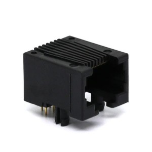 GMX-N-88, Модульные соединители / соединители Ethernet 8P8C R/A PCB BLACK LOW PROFILE