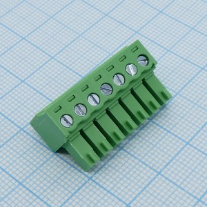 15EDGK-3.81-07P-14-00A(H), Разъемный клеммный блок, 7 контактов. Серия 15EDGK-3.81