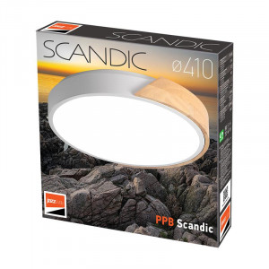 Светильник светодиодный декоративный PPB Scandic-R 36Вт 4000К IP20 настенно-потолочный бытовой WH/W 5036956