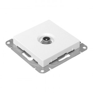 Механизм розетки TV, оконечная, белый Эпика EKF UP1-SOW-TV-3