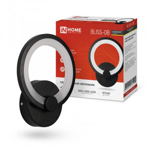 Светильник светодиодный ELEGANT BLISSAR-B 15Вт 230В 3000-6500К 1050лм STEP COLOR черн. 4690612043142