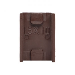 Соединитель (15х10) (4 шт) темное дерево EKF-Plast