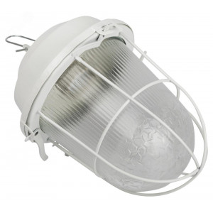 Светильник НСП 02-100-003 с решеткой Желудь сталь стекло IP54 E27 max 100Вт 170х300 белый Б0052019