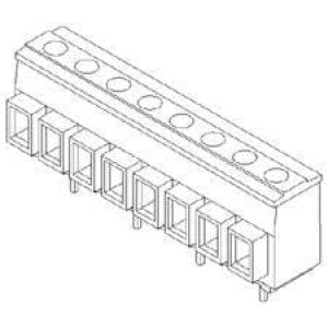 39950-0107, Фиксированные клеммные колодки 8.00MM 7CKT VRT
