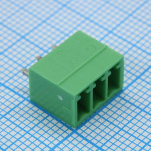 15EGTVC-3.5-03P-14-00, Разъемный клеммный блок на плату, 3 контакта. Серия 15EGTVC-3.5