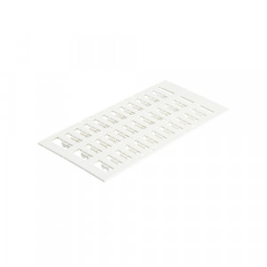 Маркировка кабеля WMS SI2KTM02W/10, Маркировка кабеля, длина 10 мм, PC, 33 шильдика, для плоттера wieplot, цвет: белый