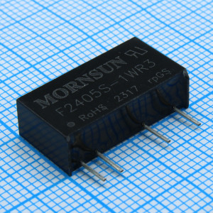 F2405S-1WR3, Преобразователь DC/DC мощность, Вт: 1 вход 24В выход 5В изоляция: 3000В