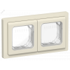 Изображение товара FLITE Рамка 2-местная IP55 Рпро-2-55-ФлСл сливочный IEK FI-M20-32-55-K86