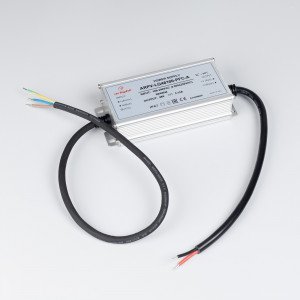Блок питания ARPV-LG48100-PFC-A (48V, 2.12A, 100W) 030035, Источник напряжения с гальванической развязкой для светодиодных изделий. Входное напряжение 100-240 VAC. Выходные параметры: 48 В, 2.1 А, 100 Вт. Встроенный PFC >0,98. Герметичный пластиковый корпус IP 67. Рабочая температура -40…+70C?. Габаритные размеры