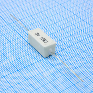 SQP50010RJBP, Резистор керамический цементный аксиальный (SQP) 5Вт 10Ом ±5%