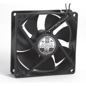 OD9225-12HBIP55, Вентиляторы постоянного тока DC Fan, 92x25mm, 12VDC, 53CFM, Ball Bearing, Terminals, IP55