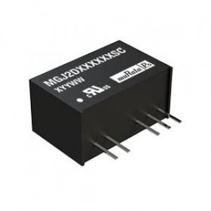 MGJ2D052005SC, Преобразователи постоянного тока в постоянный с изоляцией 2W 5Vin 20/-5Vout 80/40mA SIP