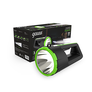 Фонарь прожекторный модель GFL701 5W 280lm Li-ion 5000mAh диммируемый LED 1/10/30 GF701