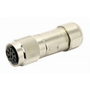 C091 31D006 101 4, Цилиндрические разъемы DIN 6 POS SOLDER W 6-8MM CABLE DIA