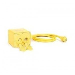 1301350242, Сетевые удлинители  OUTLET BOX WTRTT 25 SOW GFCI