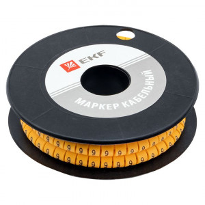 Маркер кабельный 6,0 мм2 