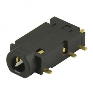 SJ2-25504D-SMT-TR, Телефонные разъемы 2.5mm gold terminal 4cond Tip/Ring swtch