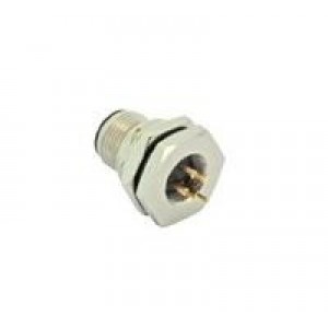 1838893-4, Цилиндрические метрические разъемы 8 POS SOLD TERM M12 REAR MOUNT MALE
