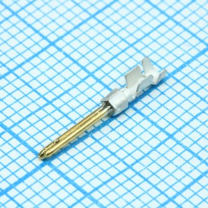 166293-1, Контакт, Штырь, Обжим, 20-24 AWG