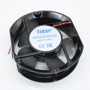 RQD 172X150X51MS 24VDC, Вентилятор 24В 172x150х50мм, 2400 об/мин., 6.52м3/мин, 47дБ, подшипник скольжения, тип вывода - провод