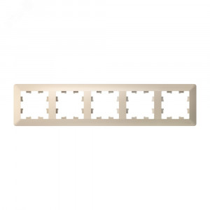 ATLASDESIGN AIR 5-постовая РАМКА, БЕЖЕВЫЙ/дымчатый белый ATN220205