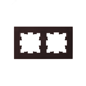 Рамка 2-м BRITE РУ-2-2-БрТБ стекло темн. бронза BR-M22-G-K45
