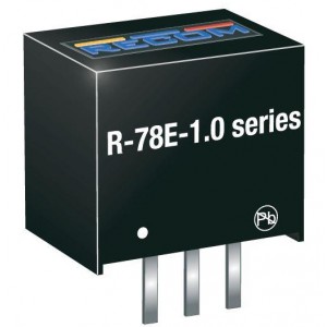 R-78E12-1.0/X9, Преобразователи постоянного тока в постоянный без изоляции 15-27Vin 12Vout 1A