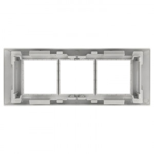 Рамка+суппорт 6 модулей (3 поста) для парапетного кабельного канала EKF C-Line