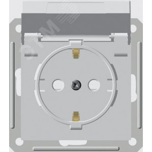 W59 AQUA РОЗЕТКА с заземлением со шторками, 16А, IP44, механизм, БЕЛЫЙ C2 RS16-152B-1-86