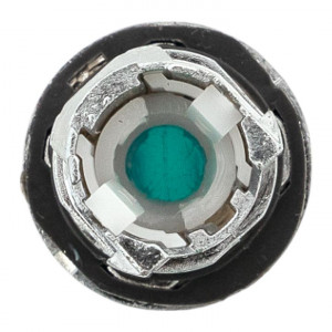 Исполнительный механизм переключателя ХB4 зеленый на 2 положения с фиксацией, с подсветкой с короткой ручкой IP65 EKF XB4BD2FL-G-65