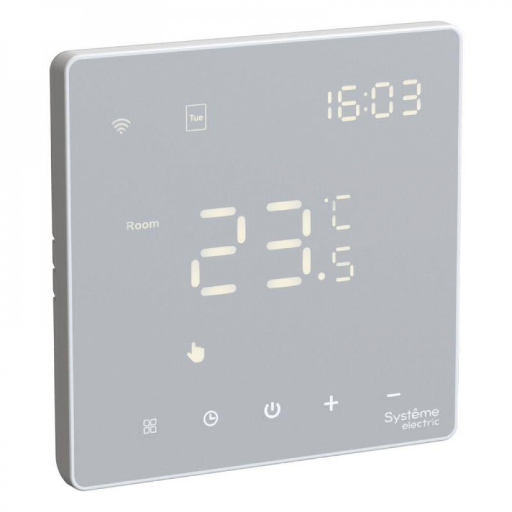 Изображение товара Программируемый терморегулятор ARTGALLERY с Wi-Fi для теплого пола 16 А белый