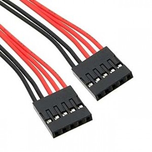 BLS-5 *2 AWG26 0.3M, Межплатный кабель питания на разъемах BLS-5 с двух сторон, с проводом AWG26, длина 0.3 м