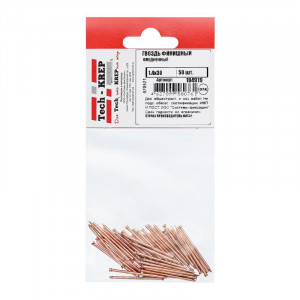 Гвоздь финишный омедненный 1.4х30 (уп.50шт) 104919