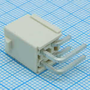 874270402, Разъем провод-плата 4 контакта вилка серия Mini-Fit Jr