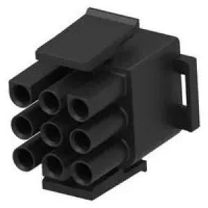 1-350720-9, Корпус разъема (розетка) трехрядный обжимной на кабель