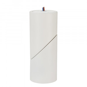 Светильник SP-TWIST-SURFACE-R70-12W Day4000 (WH-BK, 30 deg) 025453(1), Накладной поворотный светильник 12 Вт. Цвет ДНЕВНОЙ 4000K, св.поток 850 лм, CRI(Ra)>90, угол свечения 30°, угол регулировки наклона 90°, угол поворота 355°. Корпус круглый, белый алюминий, IP40. Размер DxH 71x177 мм. Питание AC 220-240 В, 12 Вт, драйвер в