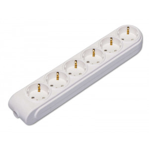 Колодка удлинителя 6-м с заземл. защ. шторки N6210000