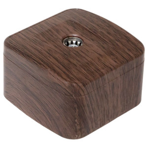 Розетка TV 1-местная ОП Минск 75Ом 5-862МГц т-мное дерево EKF