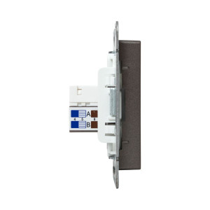 Механизм розетки RJ45 - 2шт, (cat5), мокко Эпика EKF UP1-SOM-2RJ45-5