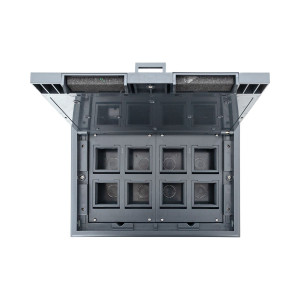 Лючок напольный с изменяемой глубиной C-Line 16 (с приборной рамкой) EKF cl-ln-k-16