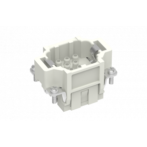 Вилочная контактная вставка SEE-010-MC, Вилочная контактная вставка, обжимная фиксация, 10 полюсов + PE, типоразмер 6B, 500V, 16A, (обжимные контакты поставляются отдельно)