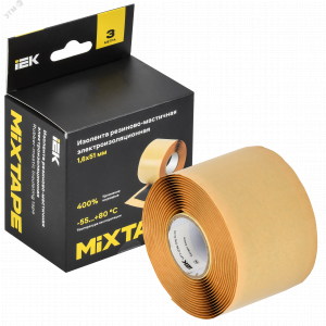 MIXTAPE PRO Изолента резиново-мастичная электроизоляционная 1,6х51мм 3м 2228 IEK MT7-IZ36-D16-51-03