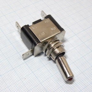 DS ASW-07D 12V 20A красный, тумблер со светодиодной красной подсветкой 12V