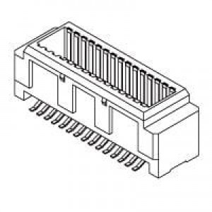 501920-3001, Межплатные и промежуточные соединители 30P SMT BD-BD PLUG 2R VERT W/O SLDR TAB
