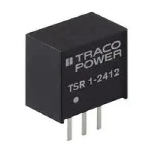 TSR 1-2412, Преобразователь DC/DC, на печатную плату. Возможно применение в качестве замены линейных стабилизаторов LMxx, 78хх