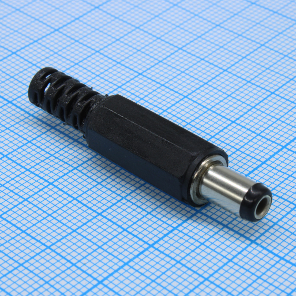 Изображение товара Разъем питания DC штекер 2,5х5,5мм 14-0326