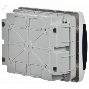 Корпус пластиковый ЩРВ-П-8 IP41 черн. прозр. дверь UNION Compact IEK UIC-KP12-V-08-41-K01