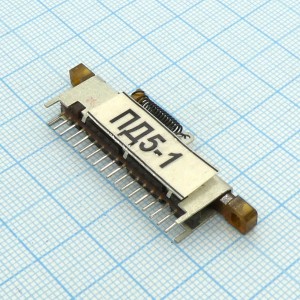 ПД5-1, Переключатель движковый  6 групп ON-ON, 0.1 А (ТНТ)